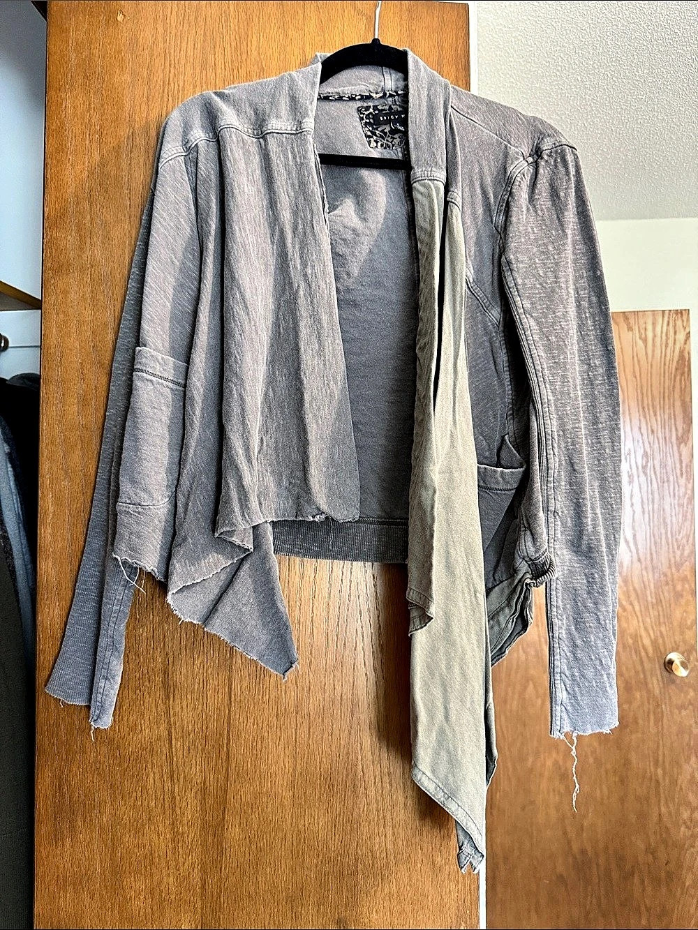 Green Open Front Blazer